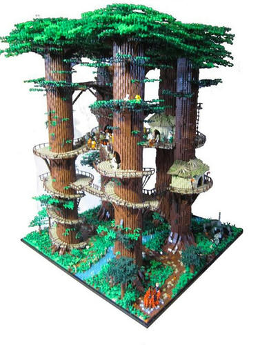 LEGO『スター・ウォーズ エピソード6』イウォークの森