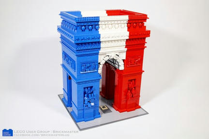 LEGOトリコロール凱旋門