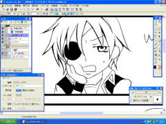 描きかけをさらしてみる。