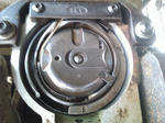 逢着機の釜（ミシンの下糸部）の調整をしてもらいました