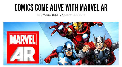 Marvel Augmented Reality App アメリカコミックのマーベルが Arで生まれ変わる Aurasma Augmented Reality Virtual Reality World 拡張現実と仮想現実の世界