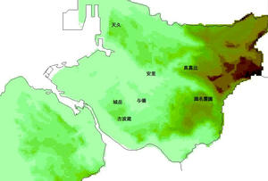 那覇標高図