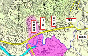 山川原・淵下原・東原