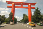 平安神宮のデカ鳥居