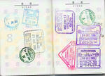 パスポート2009年12月旅行