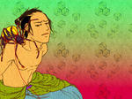 女郎蜘蛛と御侍。