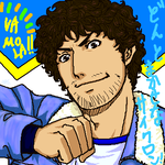 青い鎧の勇者!!