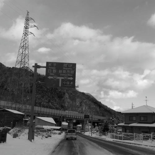 雪景色（3）　車窓からの風景