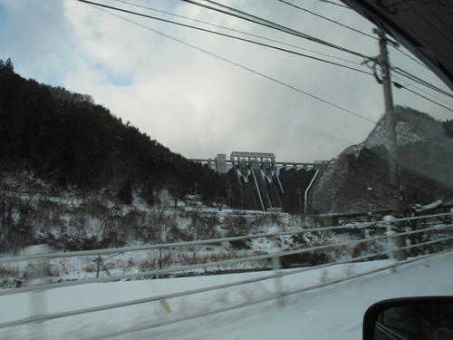 雪景色（3）　車窓からの風景2