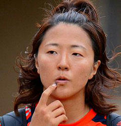 大儀見選手の顔