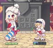 街中で