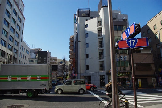 ちなみに国道17号は東京方面にこのあともう一度方向を変える。