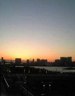 夕日〜