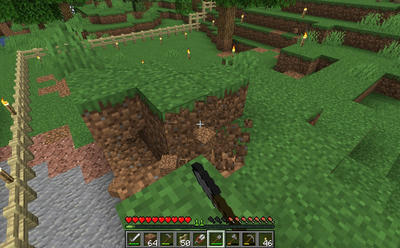 マイクライフ ３７日目 ダイヤとか発見 Minecraft マインクラフト けろのマイナー暮らし