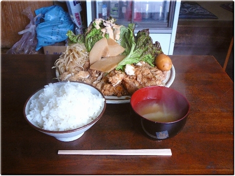 山賊定食肉特大盛り