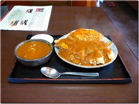 大盛りカツカレー