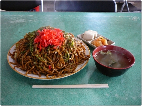 焼きそば大盛り