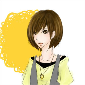 落書き　女の子