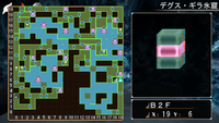 地下2階のマップ（不完全）