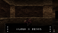 いしのなか　に　きをつけろ