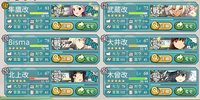 『「戦艦部隊」北方海域に突入せよ！』編成例