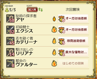 ギルドメンバー一覧