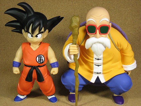 【希少】JAKKS Pacific DRAGON BALL 亀仙人&悟空