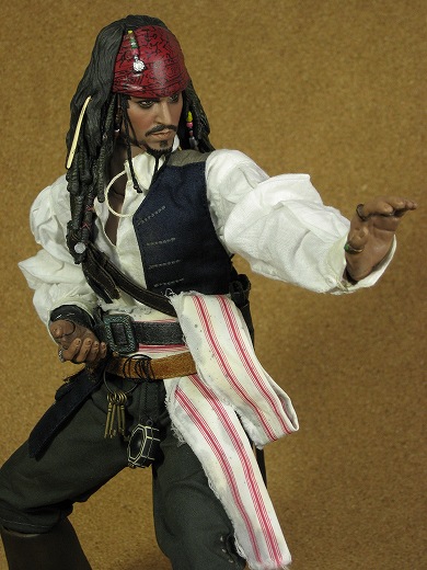 Disney HOTTOYS Pirates Of The Caribbean jack Sparrow
