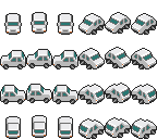 キャラチップ：自動車