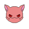 ドット絵顔グラフィック：ゴブリン