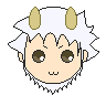 ドット絵顔グラフィック：牧羊神（パーン、ファウヌス）
