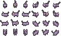 改変キャラチップ：魔女猫