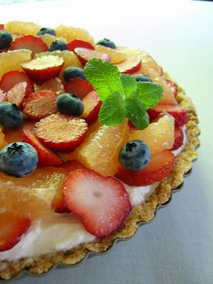 Tarte trois fruits