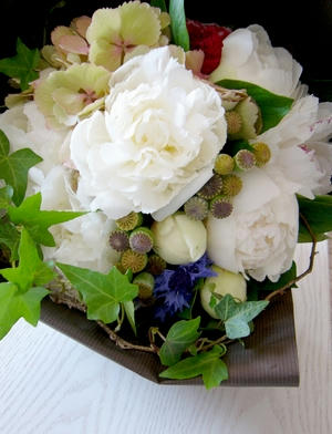 bouquet de pivoine