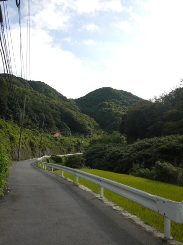 大山峠へ