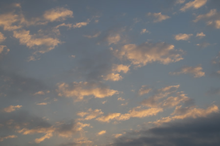 10月28日の朝空