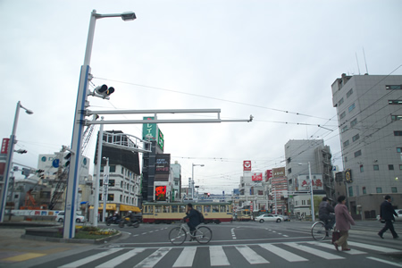 今日の高知市（2007年2月25日）