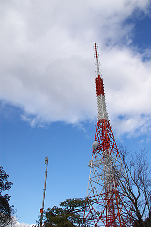 五台山のテレビ塔