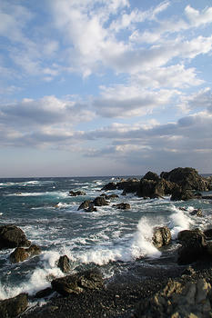 室戸の海の波しぶき２