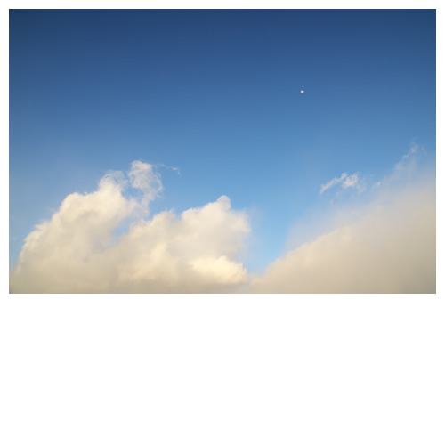 雲の波と空の海。