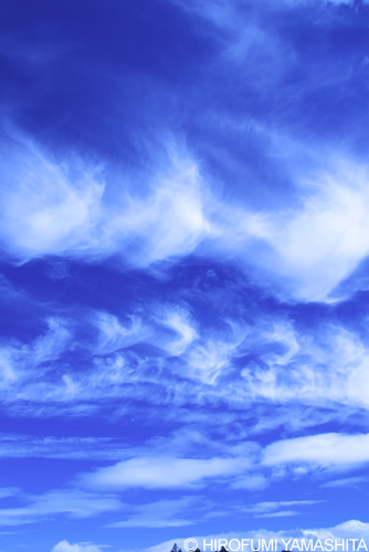 空の青と白い雲