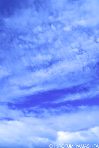 空の青と白い雲