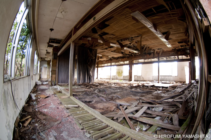 「スカイレスト ニューむろと（ホール）」 高知県廃墟（室戸）