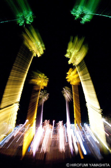 「道の駅やす」のイルミネーション？入り口