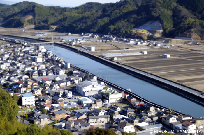 高知ミニチュア撮影計画（五台山下田川付近）