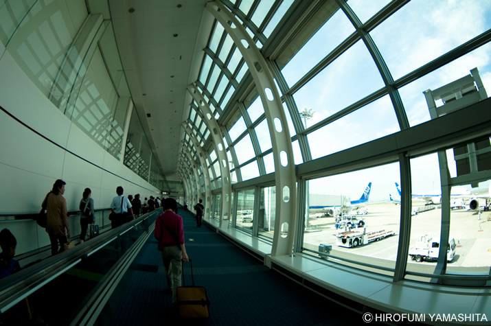 羽田空港についてから歩いた、歩いた。