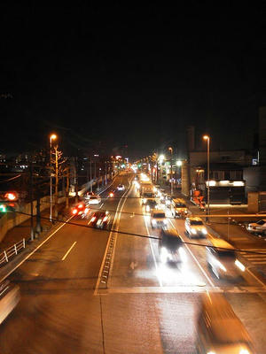 ドコモN-06B夜景撮影標準モードWB晴天
