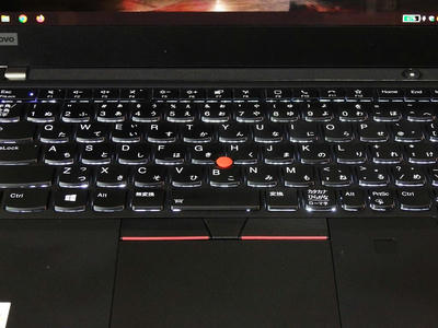ThinkPad P14sのキーボードバックライト