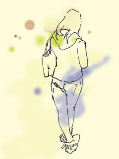 ちょと前の人、おれに絵描かれてますよ！