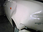 事故車両。